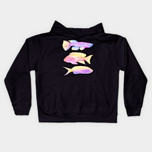 Rainbow Fishes Kids Hoodie